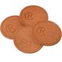 Image for Chris Reeve leather coaster 4 pack CRK-2015