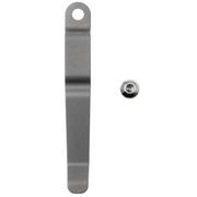 Afbeelding voor Chris Reeve Pocket Clip and Screw Kit Pocket Clip Small & Large Sebenza 21/31 en Umnumzaan CRK-5038 Glass Blasted Titanium