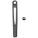Afbeelding voor Chris Reeve MIM Pocket Clip and Screw Large & Small Inkosi CRK-5050 Sand Blasted Titanium Pocketclip