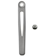 Afbeelding voor Chris Reeve MIM Pocket Clip and Screw Large & Small Inkosi CRK-5052 Glass Blasted Titanium Pocketclip