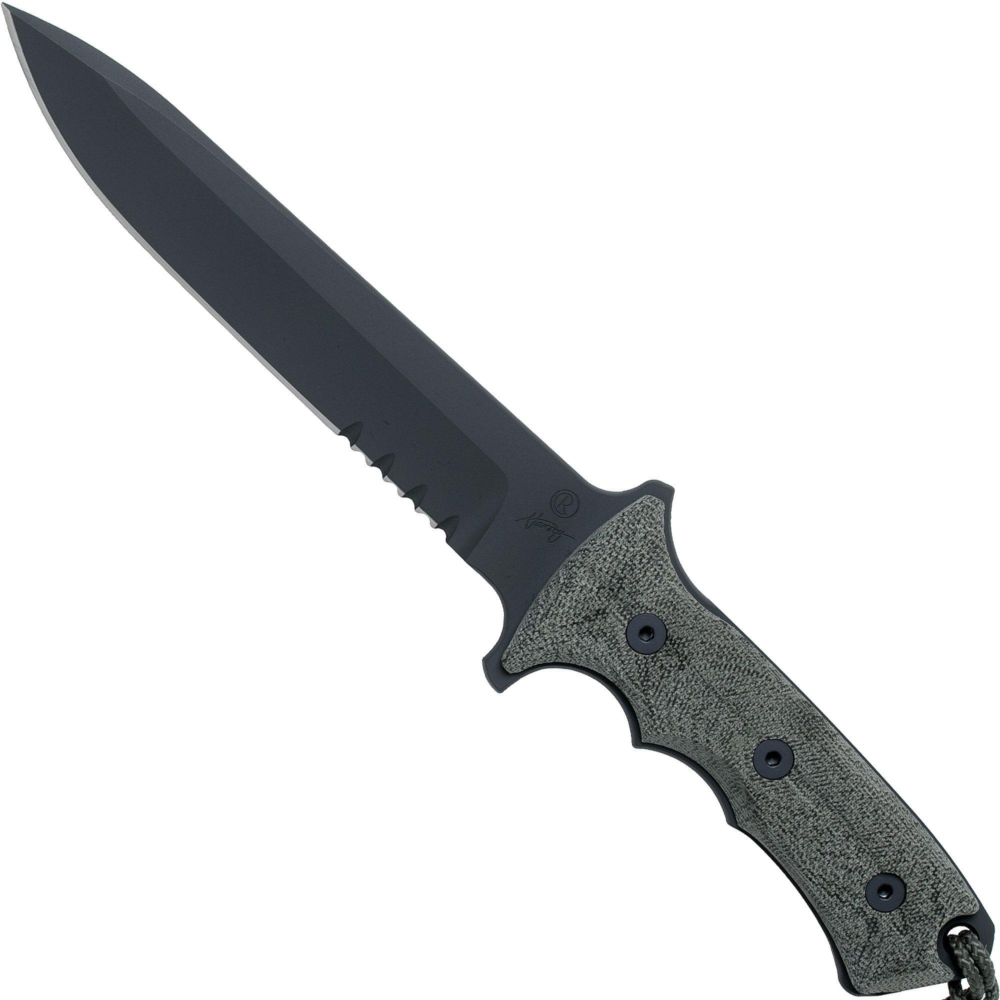 Nóż survivalowy Chris Reeve Green Beret 7 inch GB7-1001, ostrze częściowo ząbkowanie