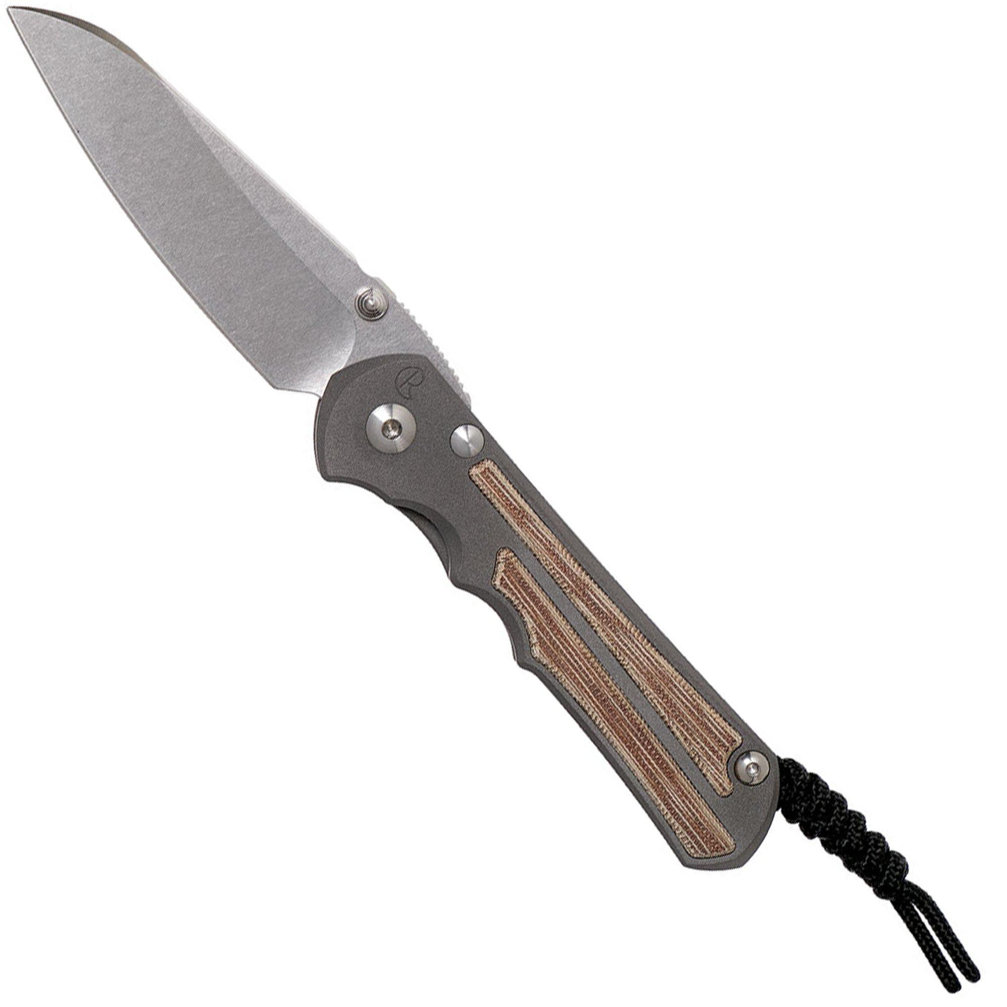 Nóż składany Chris Reeve Large Inkosi Insingo Natural Micarta Inlay LIN-1030