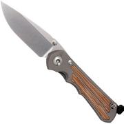 Chris Reeve Small Inkosi Natural Micarta Inlays SIN-1014 couteau de poche