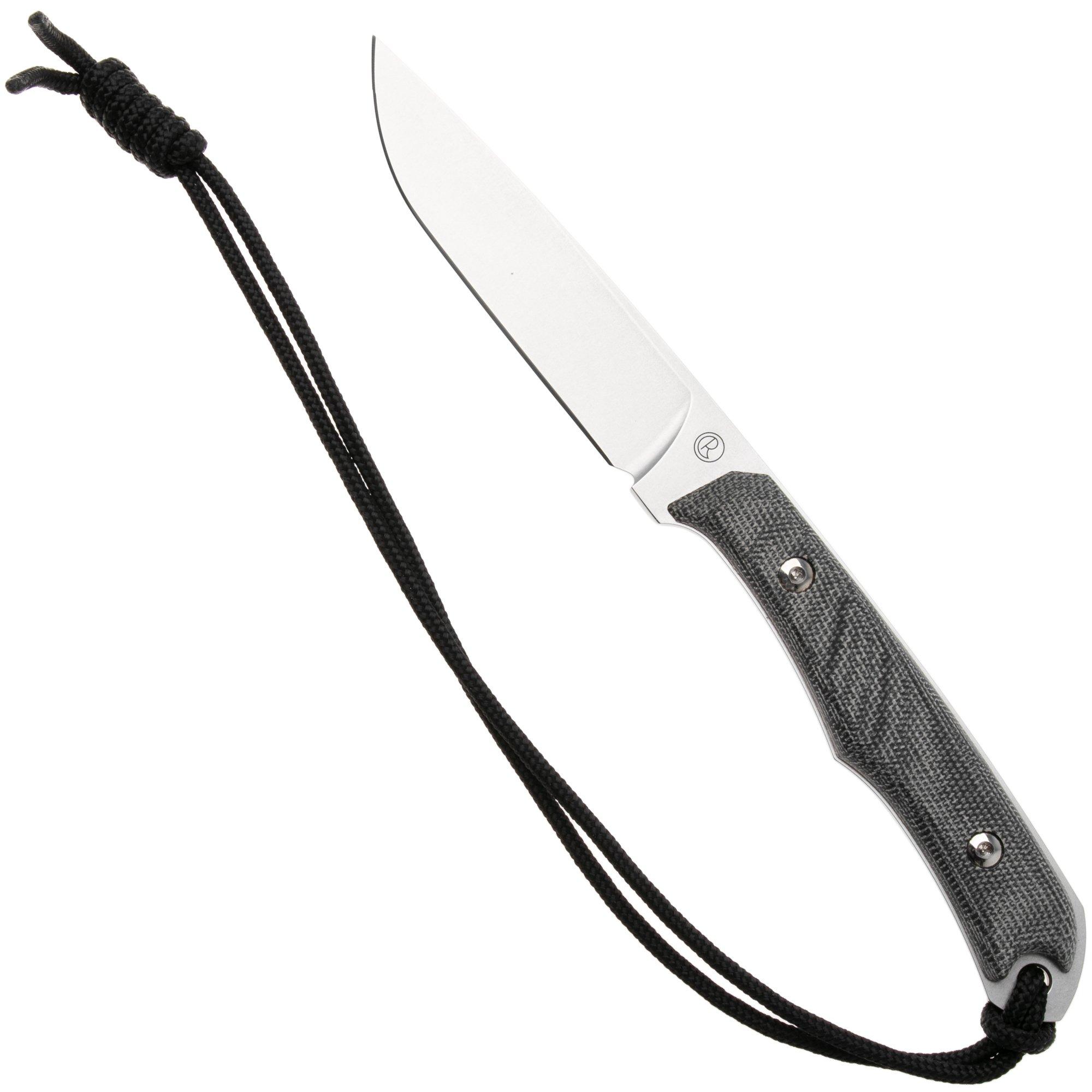 Chris Reeve Inyoni INY-1000, Stonewashed CPM MagnaCut, Black Canvas Micarta Jagdmesser