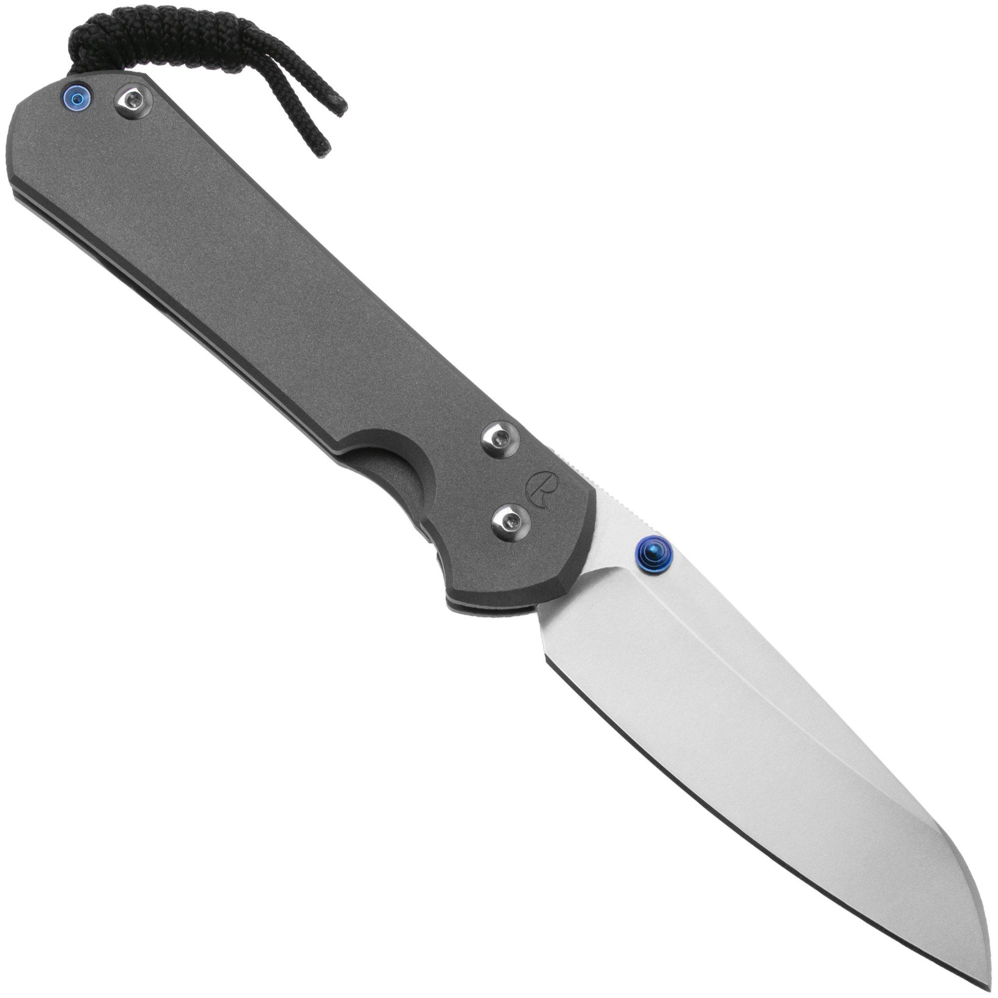 Chris Reeve Large Sebenza 31, L31-1009, Stonewashed CPM MagnaCut Insingo, Sandblasted Grey Titanium, linkshandig zakmes