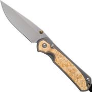 Chris Reeve Sebenza 31 Large Box Elder inlay L31-1108 navalha