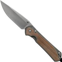 Afbeelding voor Chris Reeve Sebenza 31 Large Natural Micarta inlay L31-1212 zakmes