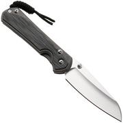 Afbeelding voor Chris Reeve Sebenza 31, L31-1221, Stonewashed CPM MagnaCut Insingo, Sandblasted Titanium, Black Canvas Micarta Inlay, linkshandig zakmes