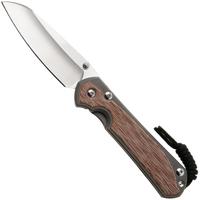 Afbeelding voor Chris Reeve Large Sebenza 31, L31-1222, Stonewashed CPM MagnaCut Insingo, Sand Blasted Titanium, Natural Canvas Micarta Inlay, zakmes