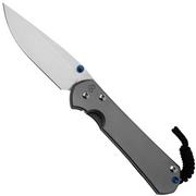 Chris Reeve Large Sebenza 31 MagnaCut Drop Point, Glass Blasted L31-1644, couteau de poche