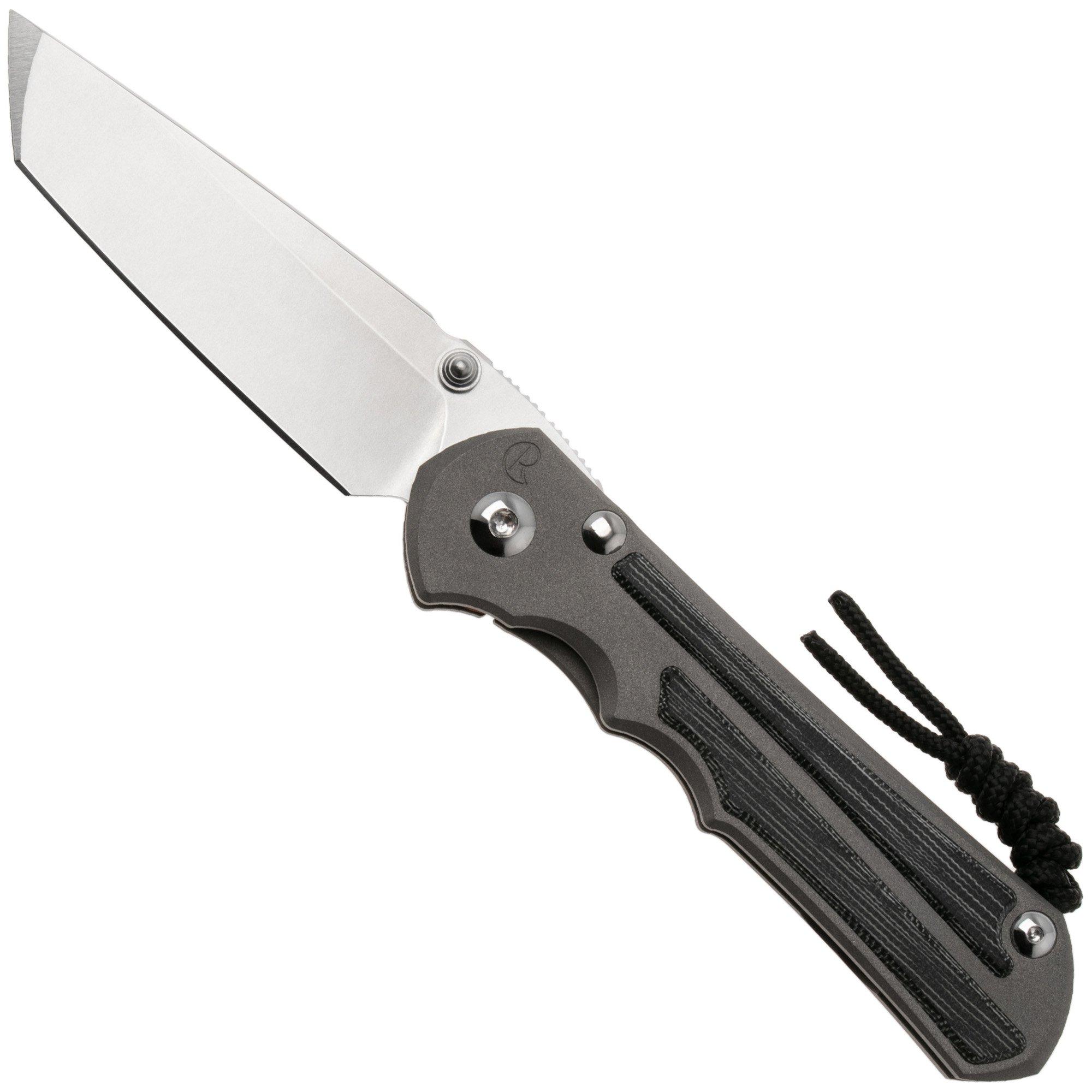 Chris Reeve Large Inkosi Black Micarta Tanto LIN-1044 pocket knife