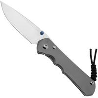 Immagine per Chris Reeve Large Inkosi LIN-1108 Plain Drop Point CPM-Magnacut, Glass Blasted Titanium, coltello da tasca