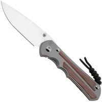 Immagine per Chris Reeve Large Inkosi LIN-1118 Glass Blasted Natural Canvas MIcarta Inlay Drop Point, coltello da tasca