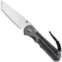 Immagine per Chris Reeve Large Inkosi SIN-1132 CPM MagnaCut Tanto, Glass Blasted Titanium, Black Canvas Micarta Inlay, coltello da tasca