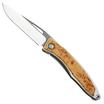 Chris Reeve Mnandi Box Elder Burl Inlay MNA-1008 cuchillo de caballero