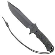 Chris Reeve Pacific Black PAC-1000 survival knife, non serrated