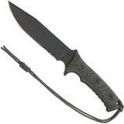 Chris Reeve Pacific Black PAC-1001 cuchillo de supervivencia, dentado
