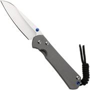 Afbeelding voor Chris Reeve Small Sebenza 31, S31-1008, Stonewashed CPM MagnaCut, Plain Insingo, Sandblasted Titanium zakmes