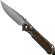 Chris Reeve Sebenza 31 Small Bog Oak inlay S31-1100 coltello da tasca