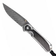 Chris Reeve Sebenza 31 Small S31-1102 Bog Oak Boomerang Damascus, couteau de poche