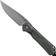 Obraz dla Nóż składany Chris Reeve Sebenza 31 Small Black Canvas Micarta inlay S31-1200