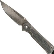Chris Reeve Sebenza 31 Small Black Micarta inlay Ladder Damascus S31-1202 couteau de poche