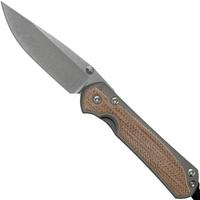 Afbeelding voor Chris Reeve Sebenza 31 Small Natural Micarta inlay S31-1212 zakmes