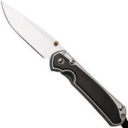Afbeelding voor Chris Reeve Small Sebenza 31 S31-1636, Satin CPM MagnaCut, Polished Titanium, Macassar Ebony Inlay zakmes
