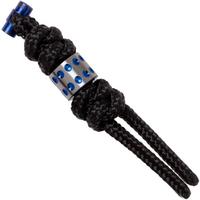 Afbeelding voor Chris Reeve Small Sebenza Lanyard with dot bead black/blue S31-7009