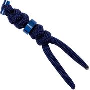 Chris Reeve Small Sebenza Lanyard with bead midnight/blue S31-7045