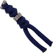 Chris Reeve Small Sebenza Lanyard with bead midnight/silver S31-7047