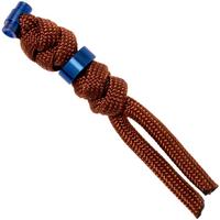 Afbeelding voor Chris Reeve Small Sebenza Lanyard with bead rust/blue S31-7054