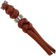 Chris Reeve Small Sebenza Lanyard with bead rust/silver S31-7056