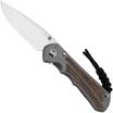 Image pour Chris Reeve Small Inkosi SIN-1118 CPM MagnaCut Drop Point, Glass Blasted Titanium, Natural Canvas Micarta Inlay, couteau de poche