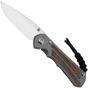 Image pour Chris Reeve Small Inkosi SIN-1118 CPM MagnaCut Drop Point, Glass Blasted Titanium, Natural Canvas Micarta Inlay, couteau de poche