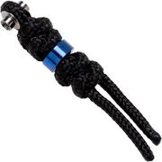 Chris Reeve Small Inkosi Lanyard with bead black/blue SIN-7001