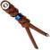 Afbeelding voor Chris Reeve Small Inkosi Lanyard with bead rust/blue SIN-7017