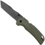 Cold Steel Engage Tanto FL-30DPLT-BG Blackwashed 4116SS, OD Green GFN, zakmes