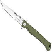Cold Steel Medium Luzon 20NQLODSW OD Green Stonewash pocket knife