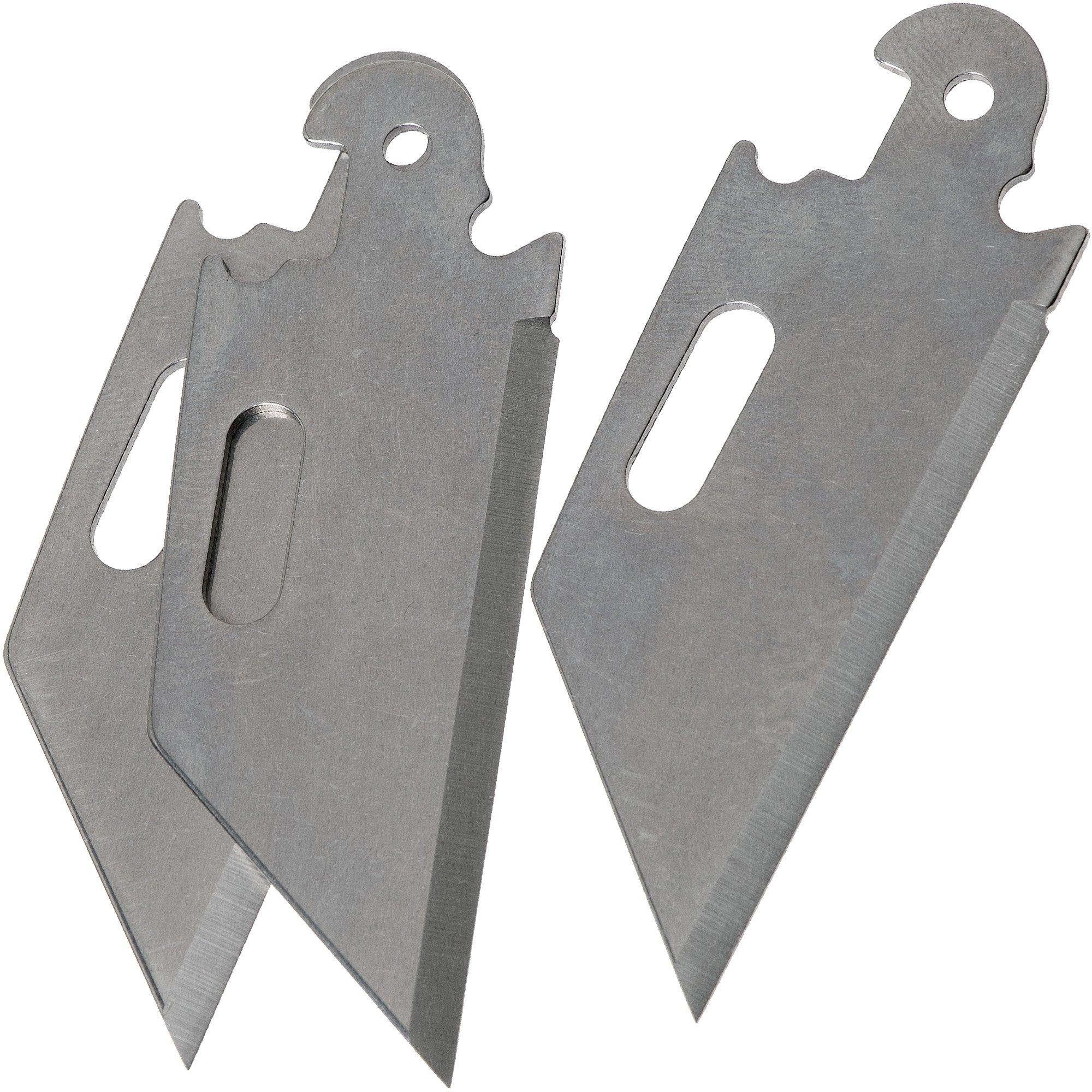 Cold Steel Click N Cut Utility Plain Edge Blades 40AP3B Ersatzklingen
