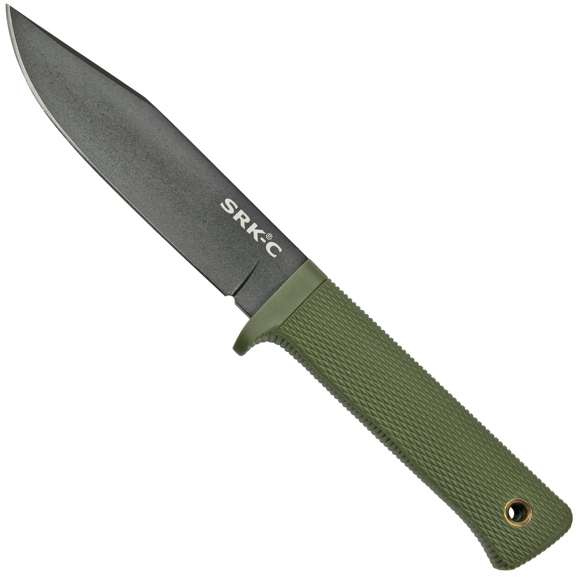 Nóż survivalowy Cold Steel SRK Compact 49LCKDODBK, OD Green