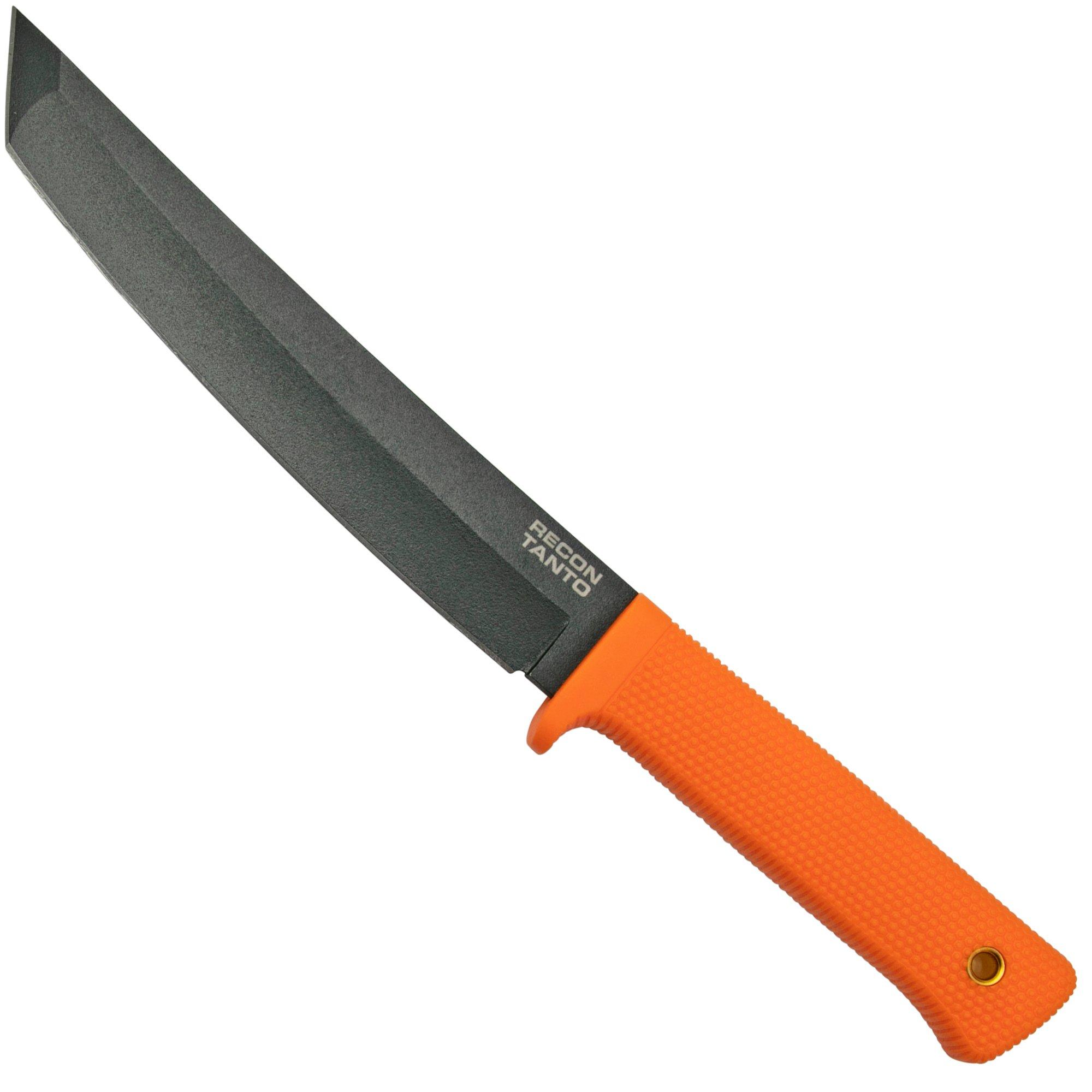 Nóż z głownią stałą Cold Steel Recon Tanto SK5 49LRTORBK Orange, Black