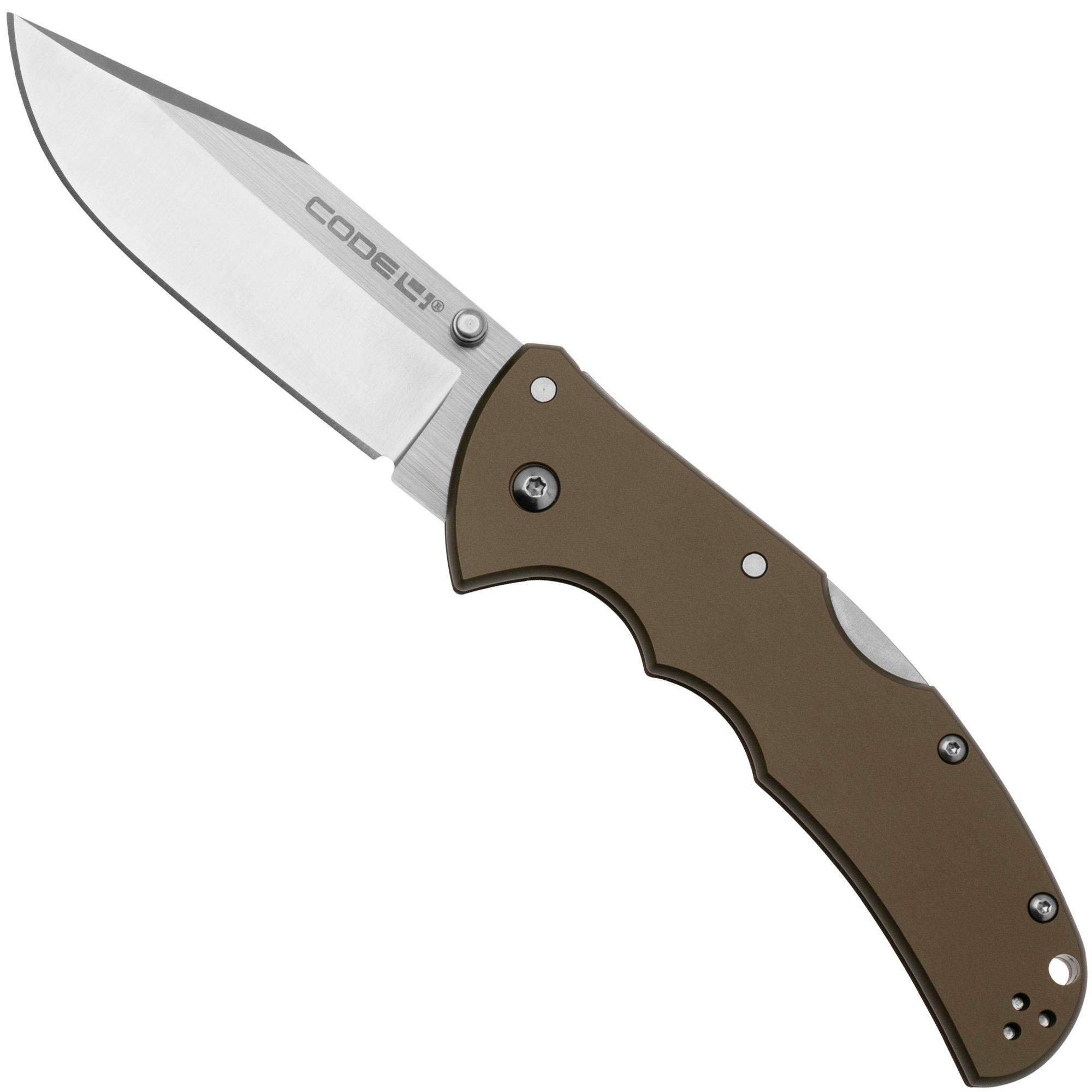 Cold Steel Code 4 Clip Point 58PS CPM S35VN plain edge, Taschenmesser
