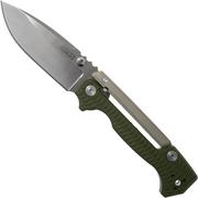Cold Steel AD-15 OD Green 58SQ couteau de poche, Andrew Demko design