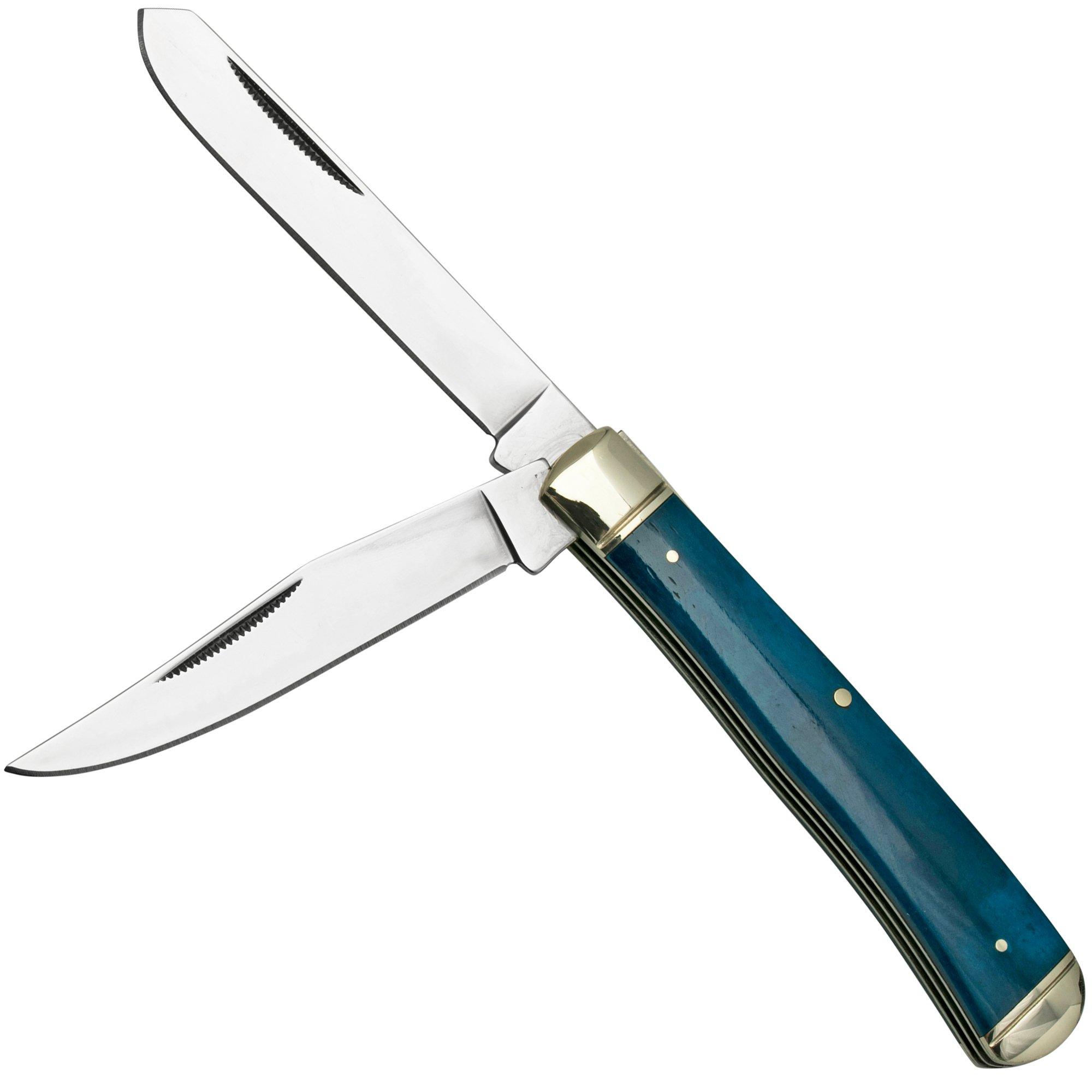 Cold Steel Trapper FL-TRPR-B, Blue Bone, pocket knife