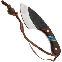 Bild für Condor Blue River Skinner CTK112-3.5-4C, Brut De Forge 440C, Walnut Turqouise Stone, Fahrtenmesser