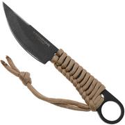 Bild für Condor Kickback Knife CTK1802-2.75HC Powder Coated 1075, Tan Paracord Wrap, Neck Knife