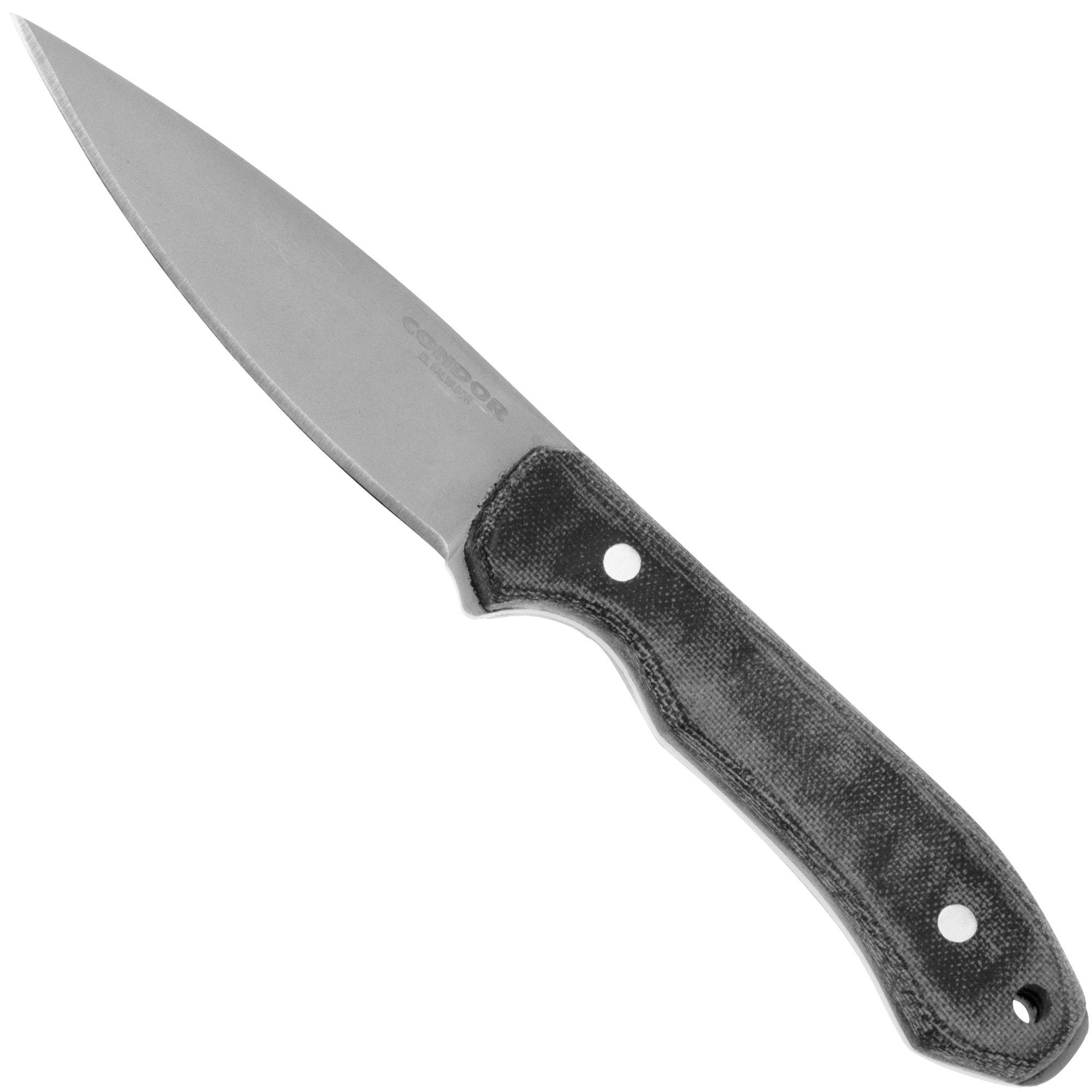 Condor K-knight CTK1836-42MSK, 14C28N Black Micarta, couteau de bushcraft Jason Breeden design