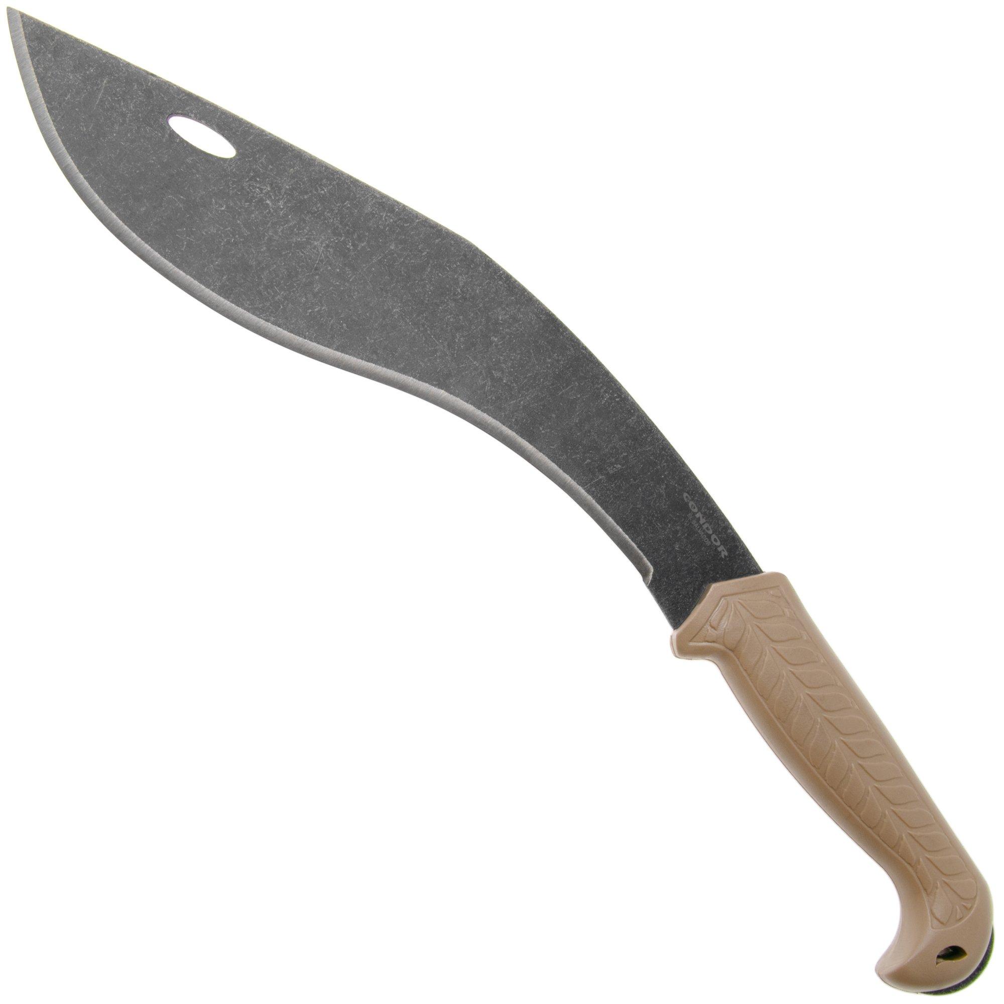 Condor TerraKukri CTK2862-13DHC 1075 High Carbon, Desert Polypropylene, kapmes