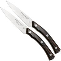 Image for Due Cigni 2C908ZW Arne Line 2-piece paring knife set, Ziricote Wood